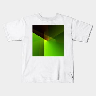 green black texture art Kids T-Shirt